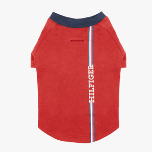 Tommy Hilfiger Dog Stripe Logo Print Tee