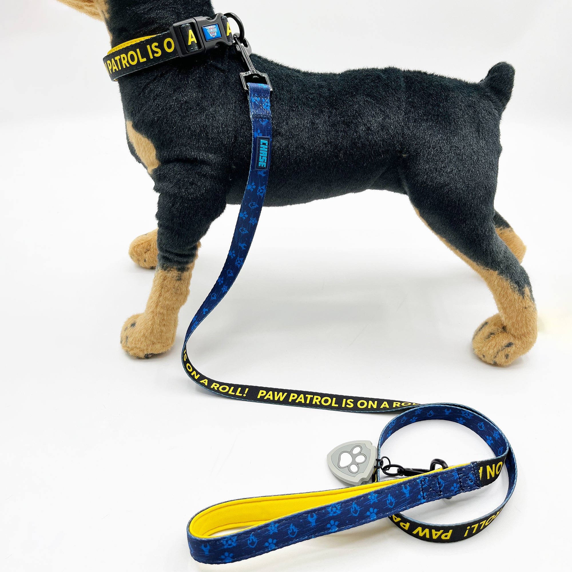 Paw Patrol: Rubble Collar and Leash Set Yellow / S